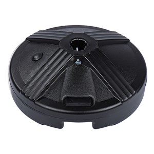 Pre-Filled Concrete Umbrella Base - Black